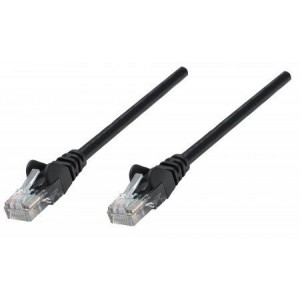 Intellinet patch kabel 0.25m Cat.5e UTP PVC crno